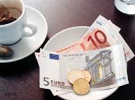 gorjeta euros